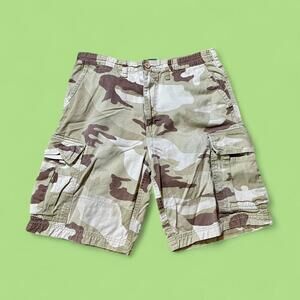 Y2k Colorado Camo Cargo Shorts - Size 34